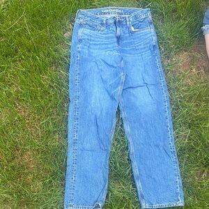 American Eagle Outfitters Blue Straight Leg Jeans